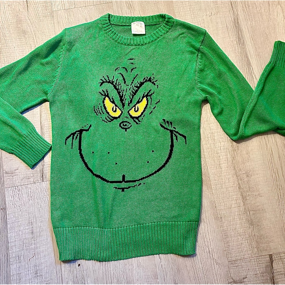 Dr. Seuss GRINCH SWEATER!!!! Sz small UNISEX